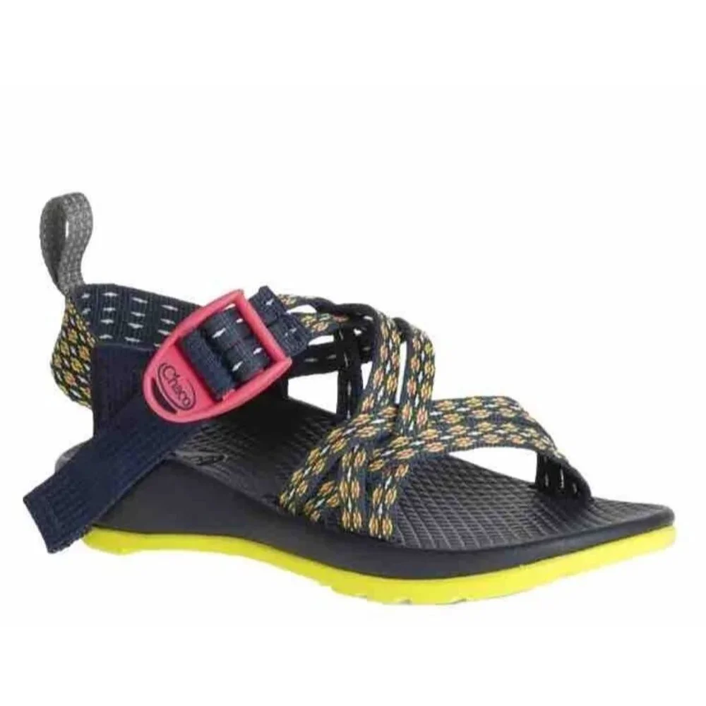 Chaco ZX1 Ecotread Sandals Kids Toddler size 1 Crest Citrus